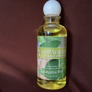 InSPAration Spa and Bath Aromatherapy Eucalyptus Mint NEW  9 fl oz/265 ml
